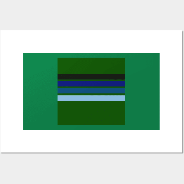 minimalist abstract stripe pattern Wall Art by pauloneill-art